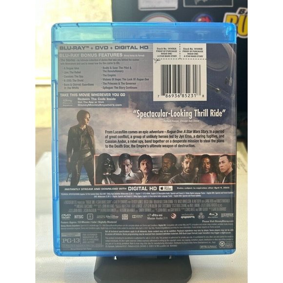 Blu-Ray + DVD + Digital | Star Wars Rogue One - Picture 3 of 3